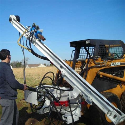 skid steer pneumatic drills|skid steer attachments.